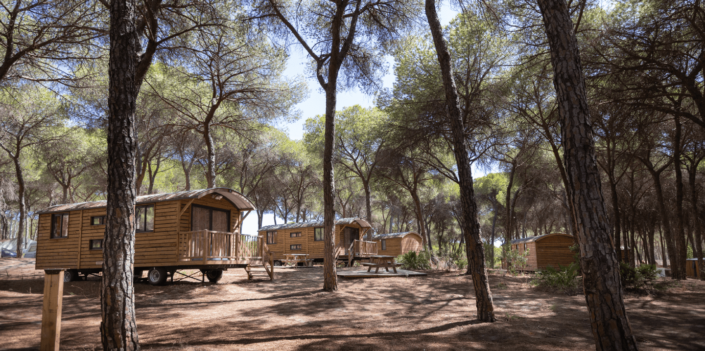 Le camping huttopia en Espagne Parque de Doñana