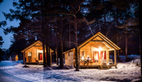 Séjour en hiver au camping Huttopia à La Clarée.