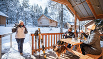 
Séjour au camping Huttopia à Bozel en hiver.